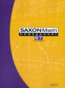 Saxon Math 8/7